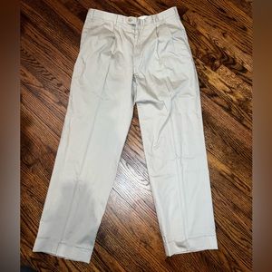 Brioni 100% cotton cuffed Cannes trousers size 36 R MADE IN ITALY